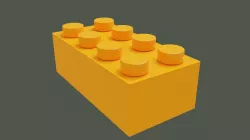 Toy Brick Free 3D model