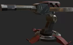 turret Free 3D model