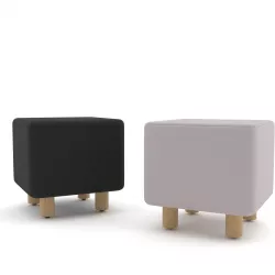 Two ottomans Free 3D model