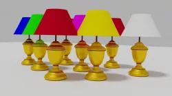 Urn Lamp Free 3D model