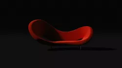 Victoria and Albert Sofa Free 3D model