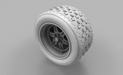 Wheel Buggy 3D model
