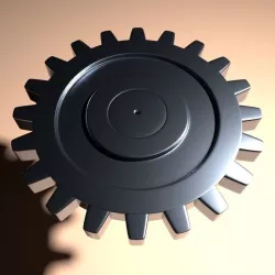 Wheel Free low-poly  3D model