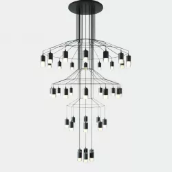 WIREFLOW FREEFORM 03378 LED SUSPENSION 42 LAMP  3D model