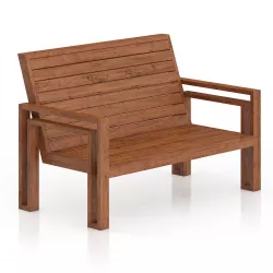 Wooden Bench 3D model