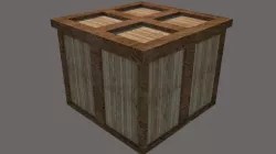 wooden box Free 3D model