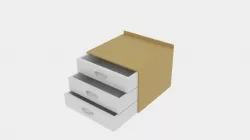  World Free Cabinet  Free low-poly  3D model