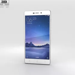 Xiaomi Redmi 3 Silver 3D model