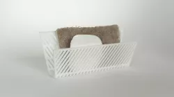 007f - Sponge Holder - Angular pattern -  3D print model