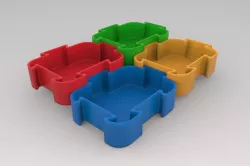 3D-Printable Puzzle Shaped Container 3D print model
