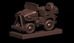 3DMagiks - 1945 Willis Jeep - STL 3D print model