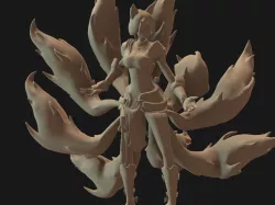 Ahri Printable 3D Model 3D print model
