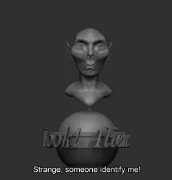 Alien 3D print model