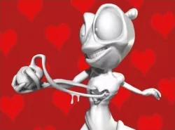 Alien in love 3D print model