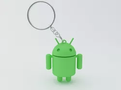 Android Keychain Model 3D print model
