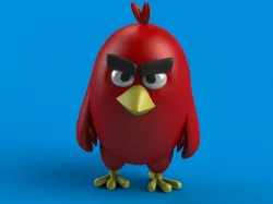 Angry Birds Red 3D print model