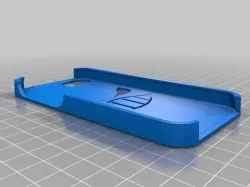 Angry face Iphone 5 case 3D print model