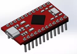 Arduino pro micro 3D print model