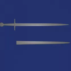 Arming Sword 3D print model