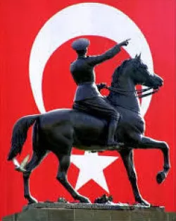 Ataturk Sculpture at the very heart of the Izmir 3D print model