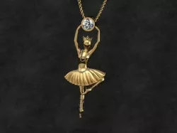 Ballet Pendant No 02 3D print model