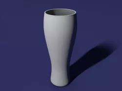 Beer glass 3D print model
