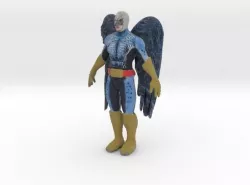 Birdman Statue 3D print model