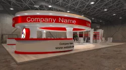booth exhibition Free 3D model