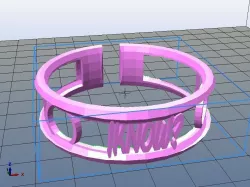 BRACCIALE DONNA DELLA NOSTRA LINEA MODA ESTATE IKNOW 3D print model