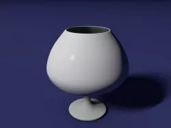 Brandy glass 3D print model