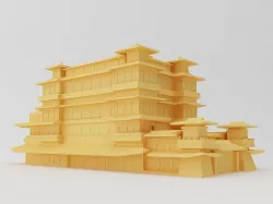 Buddha Relic Tooth Temple Singapore 3D print model
