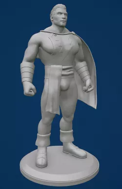 Captain Marvel 3D print model