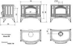 cast iron stove Free 3D model