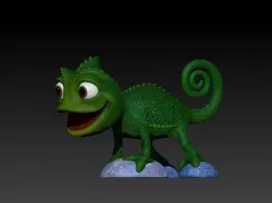 Chameleon printable 3D print model