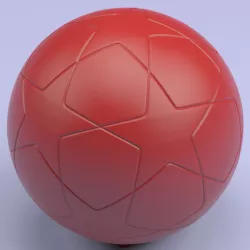 Championship Soccerball STL 3D print model