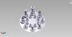 chess set 3D print model