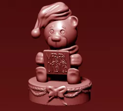 Christmas Bear 3D print model