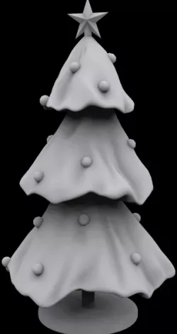 Christmas tree 3D print model