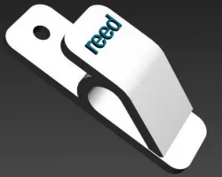 clip Reed 3D print model
