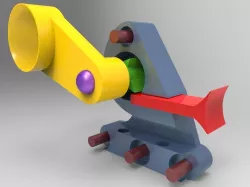 Crank Trigger System 3D print model