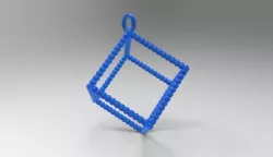 cube necklace 3D print model