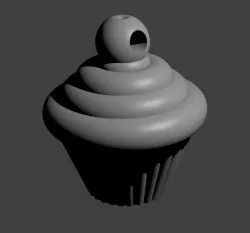 Cupcake Key Holder  3D print model
