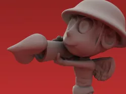 Cupids use bazooka sometimes 3D print model