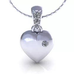Cute One Stone Diamond Pendant 3D print model