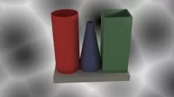 Cylinder Cone Vase 3D print model