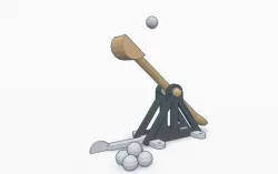 Desktop Catapult 3D print model