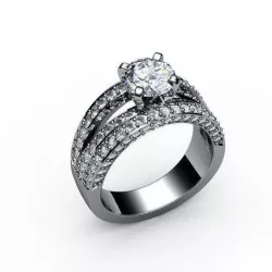 Diamond Ring 3D print model