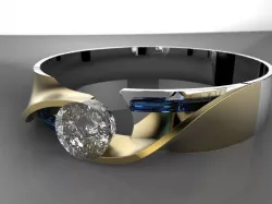 Diamond Ring 3D print model