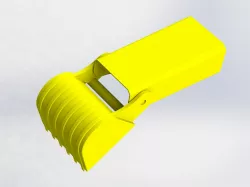 Digger toy Low-poly  3D print model