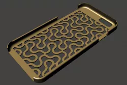 Dragon Curve iPhone 6 case 3D print model